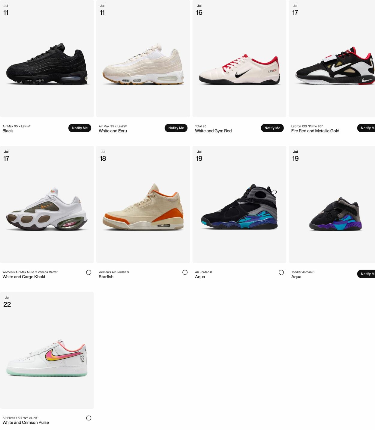 Weekly ad Nike 07/07/2025 - 07/16/2025