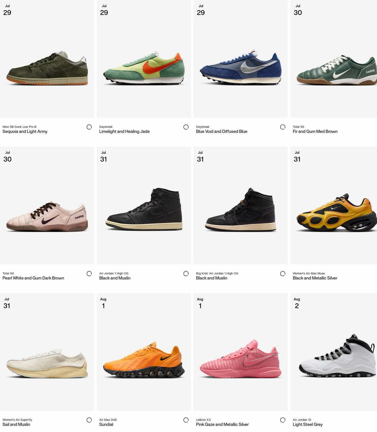 Weekly ad Nike 07/28/2025 - 08/06/2025