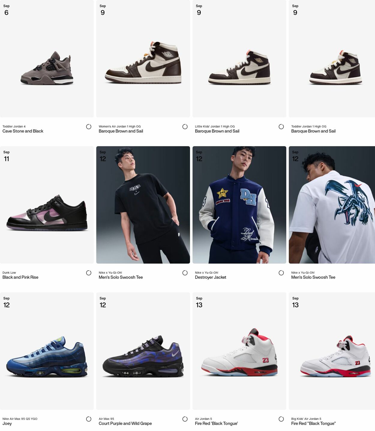 Weekly ad Nike 09/01/2025 - 09/10/2025