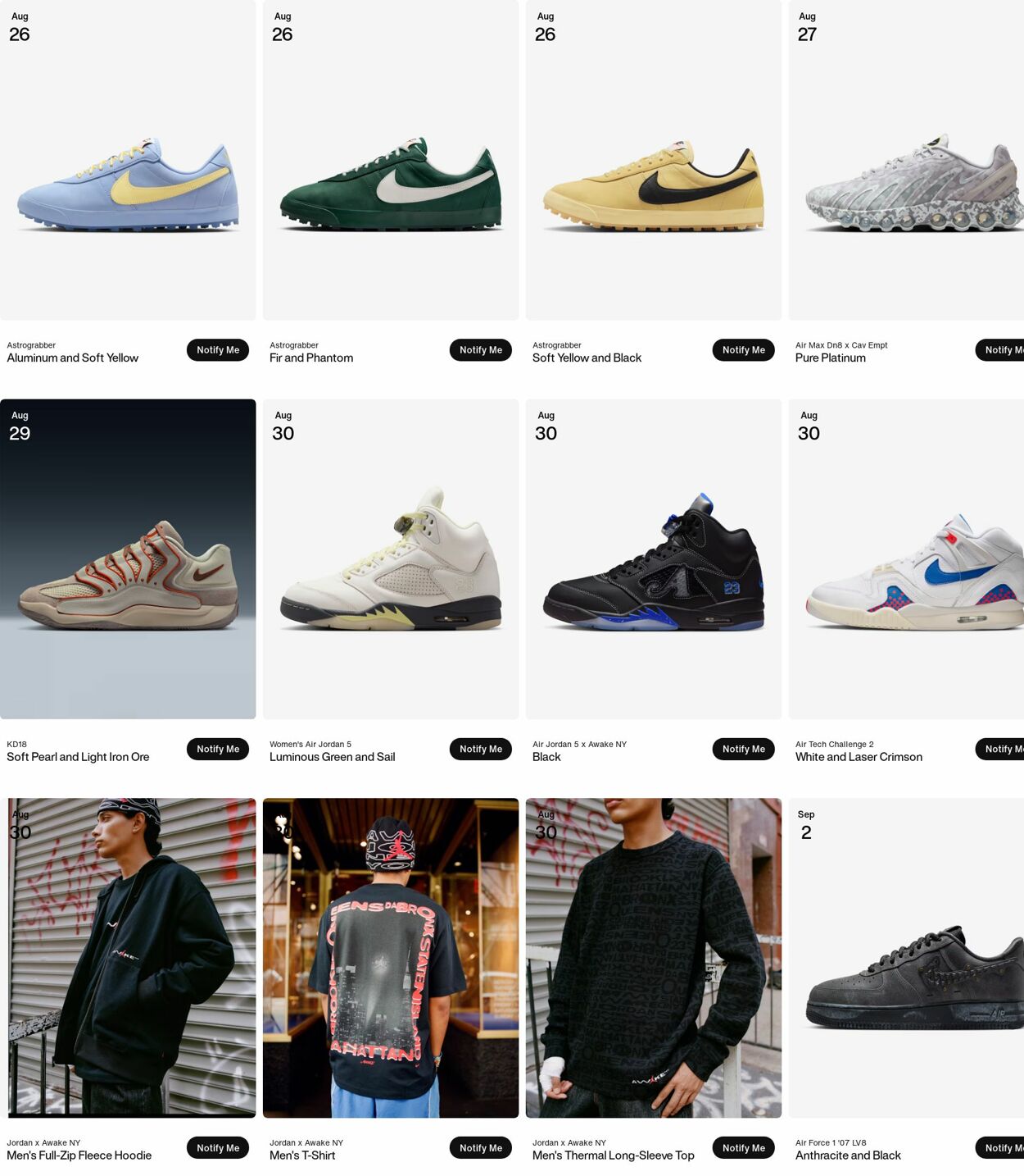 Weekly ad Nike 08/25/2025 - 09/03/2025