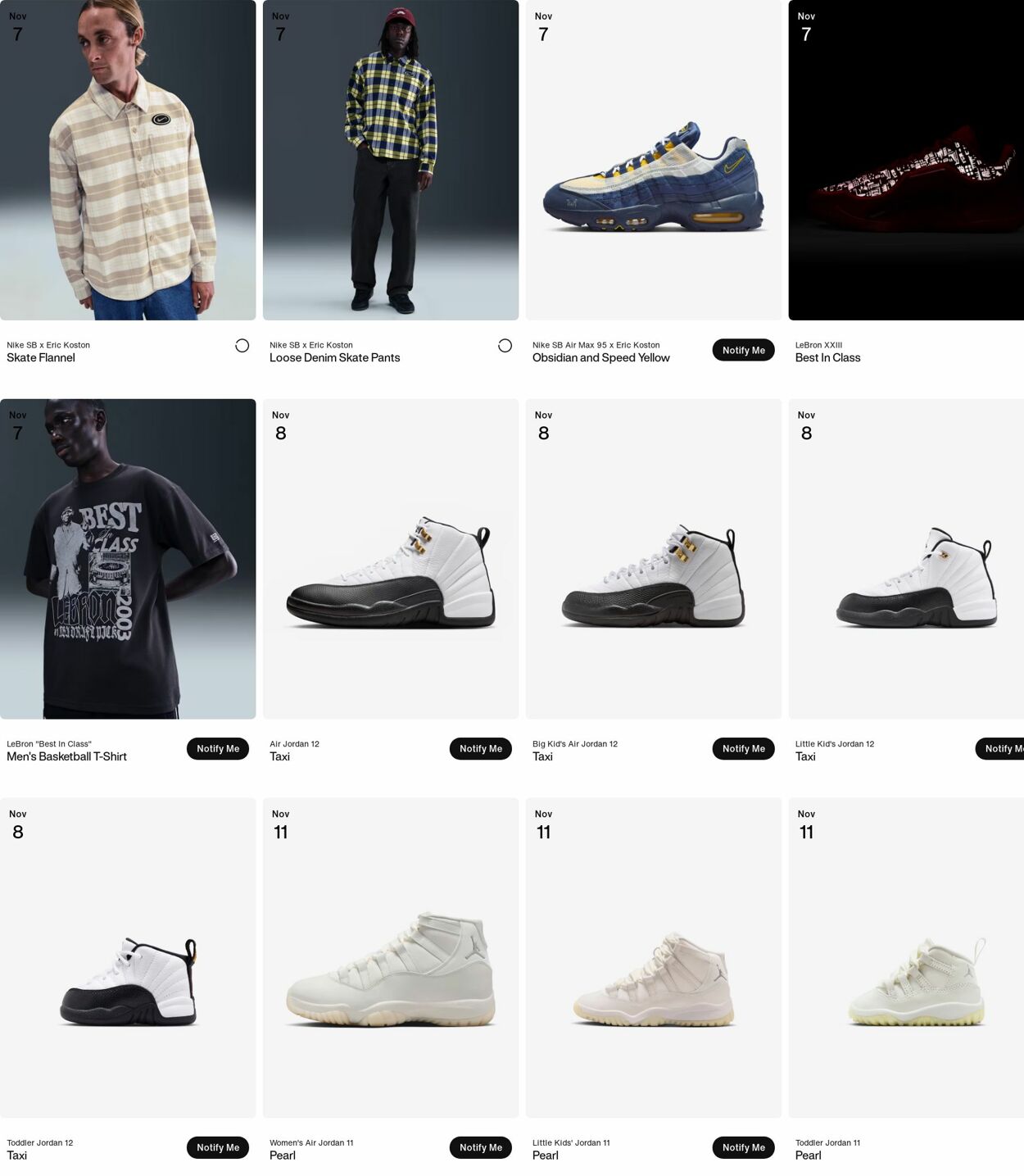 Weekly ad Nike 11/03/2025 - 11/12/2025