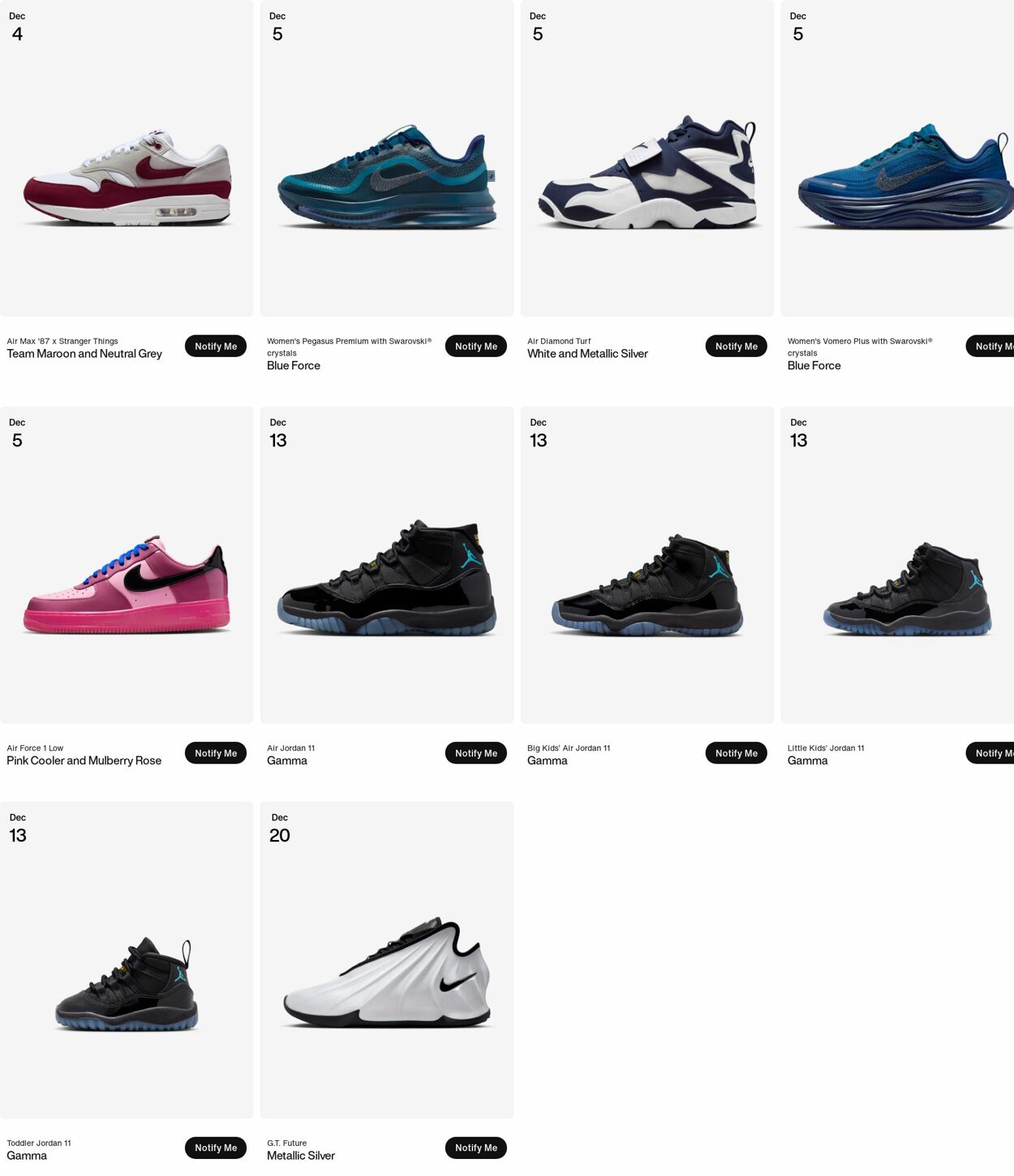 Weekly ad Nike 11/24/2025 - 12/03/2025