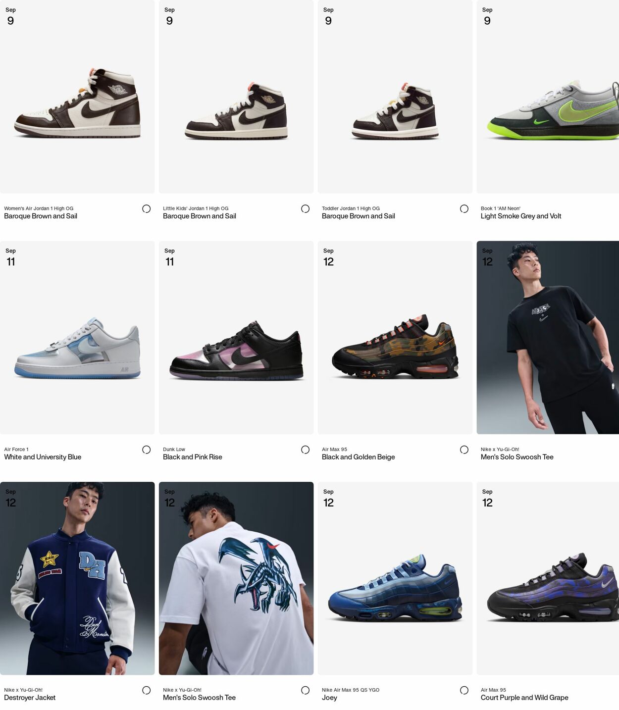 Weekly ad Nike 09/08/2025 - 09/17/2025