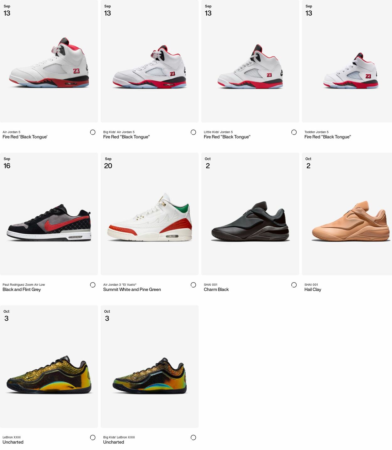 Weekly ad Nike 09/08/2025 - 09/17/2025
