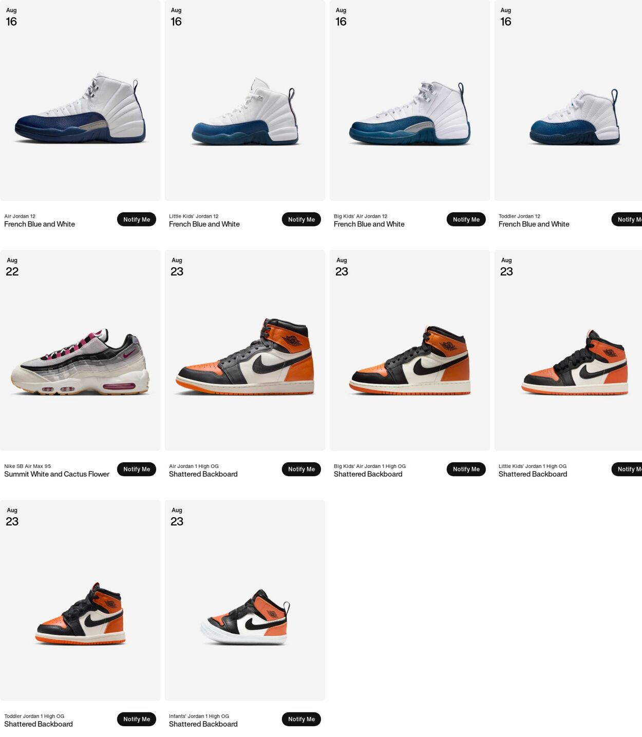 Weekly ad Nike 08/04/2025 - 08/13/2025