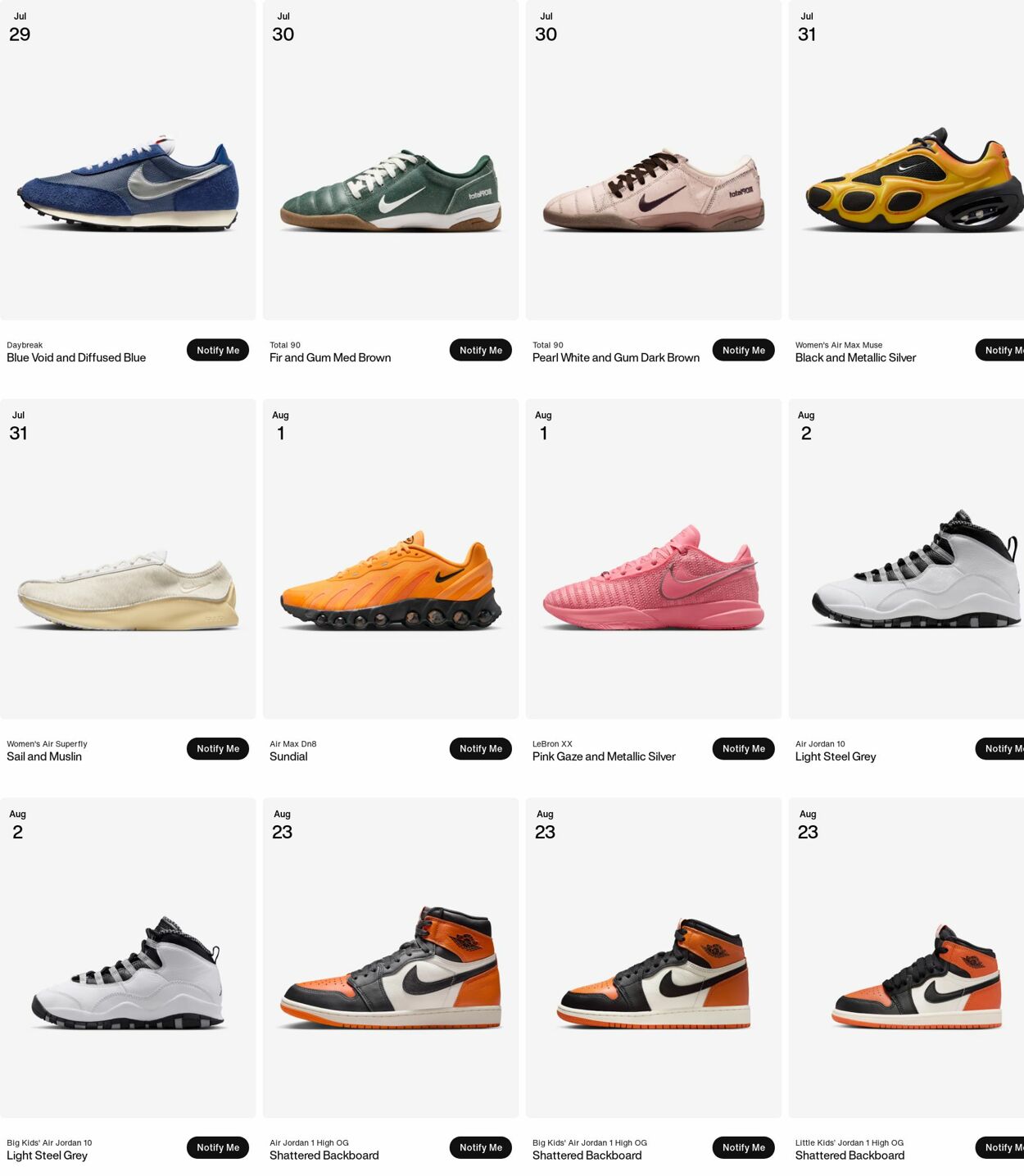 Weekly ad Nike 07/21/2025 - 07/30/2025