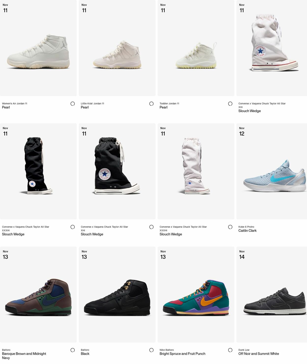 Weekly ad Nike 11/10/2025 - 11/19/2025