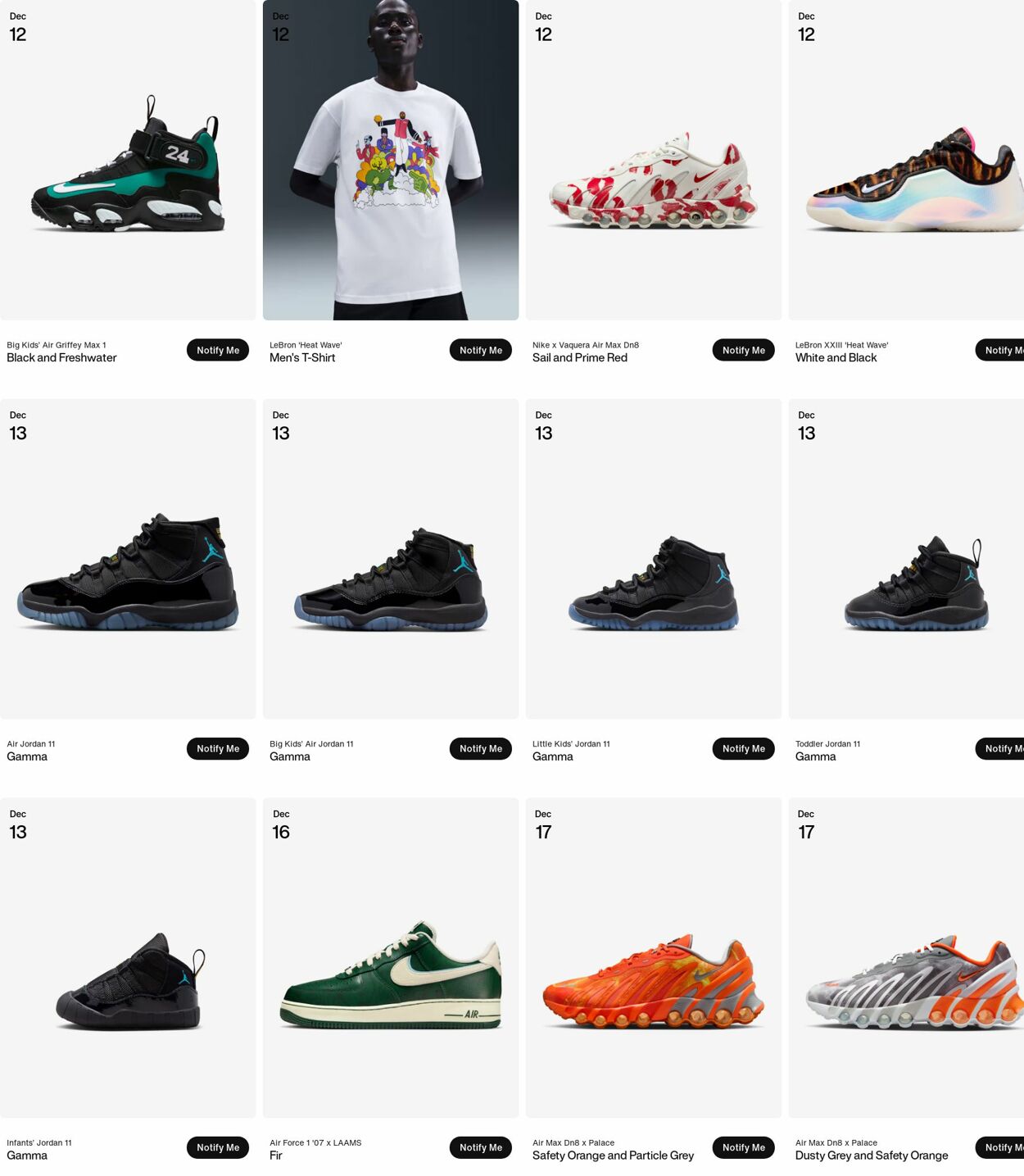 Weekly ad Nike 12/08/2025 - 12/17/2025