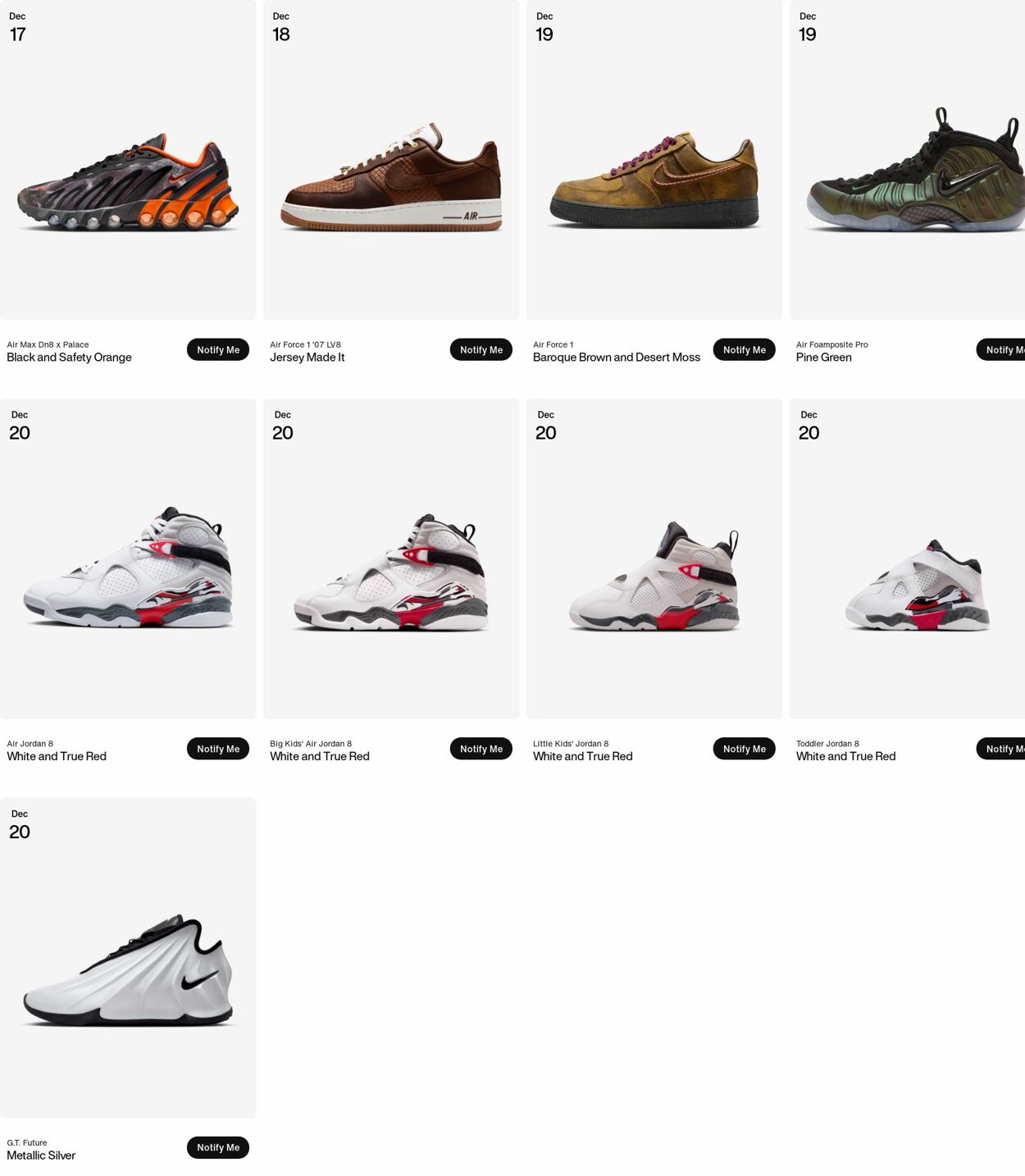 Weekly ad Nike 12/08/2025 - 12/17/2025