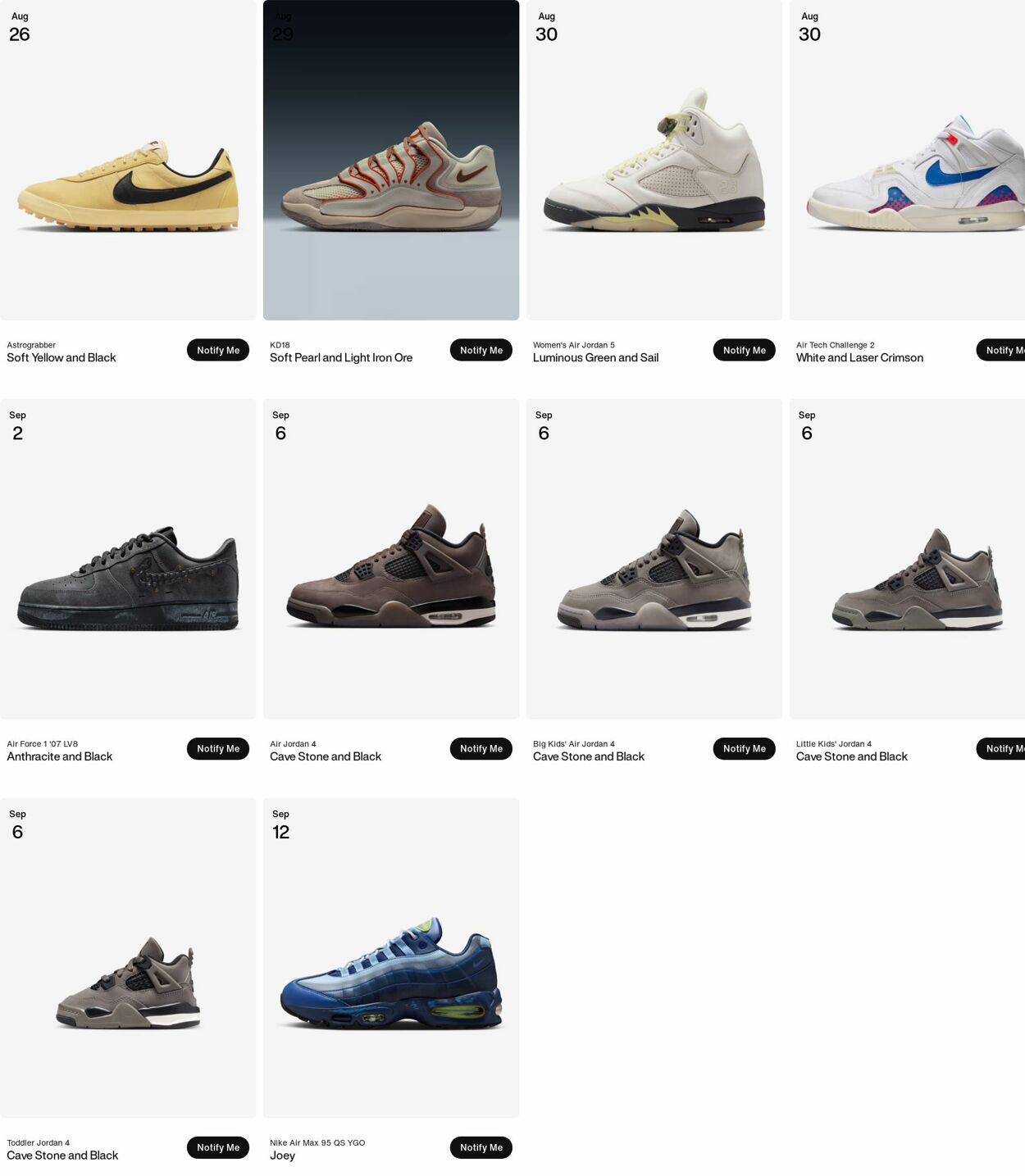 Weekly ad Nike 08/18/2025 - 08/27/2025