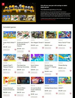 Weekly ad Nintendo 01/01/2022 - 01/31/2022