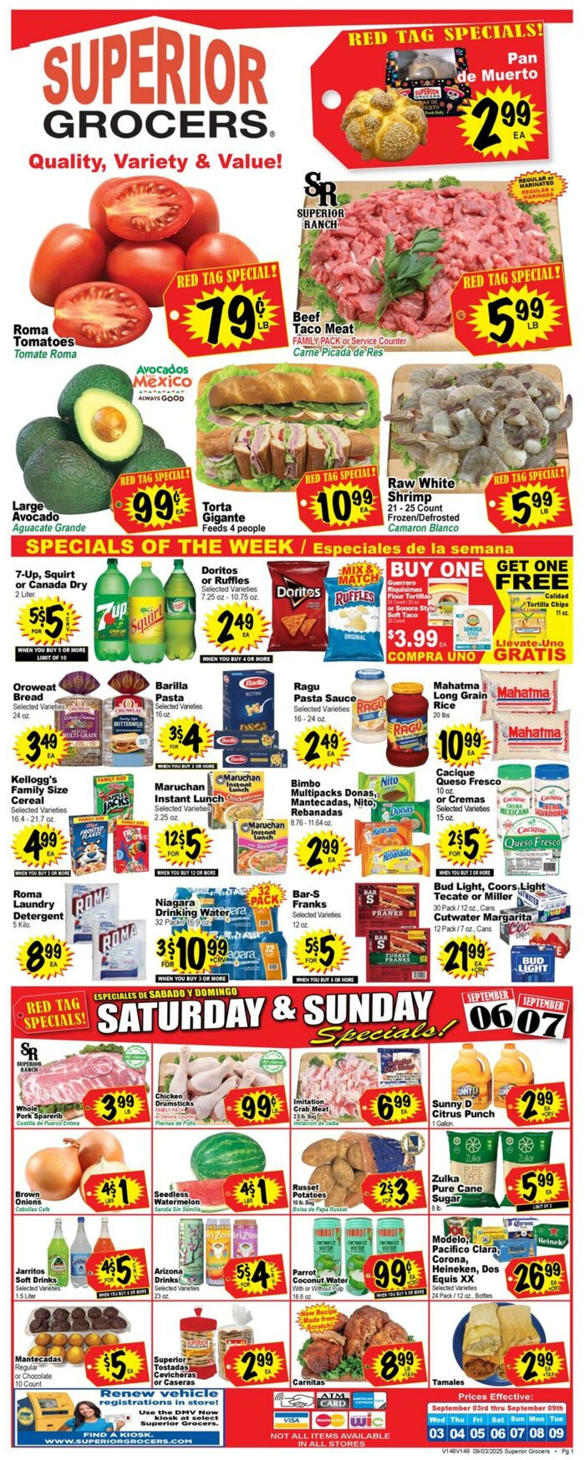 Weekly ad Northgate Market 09/03/2025 - 09/09/2025