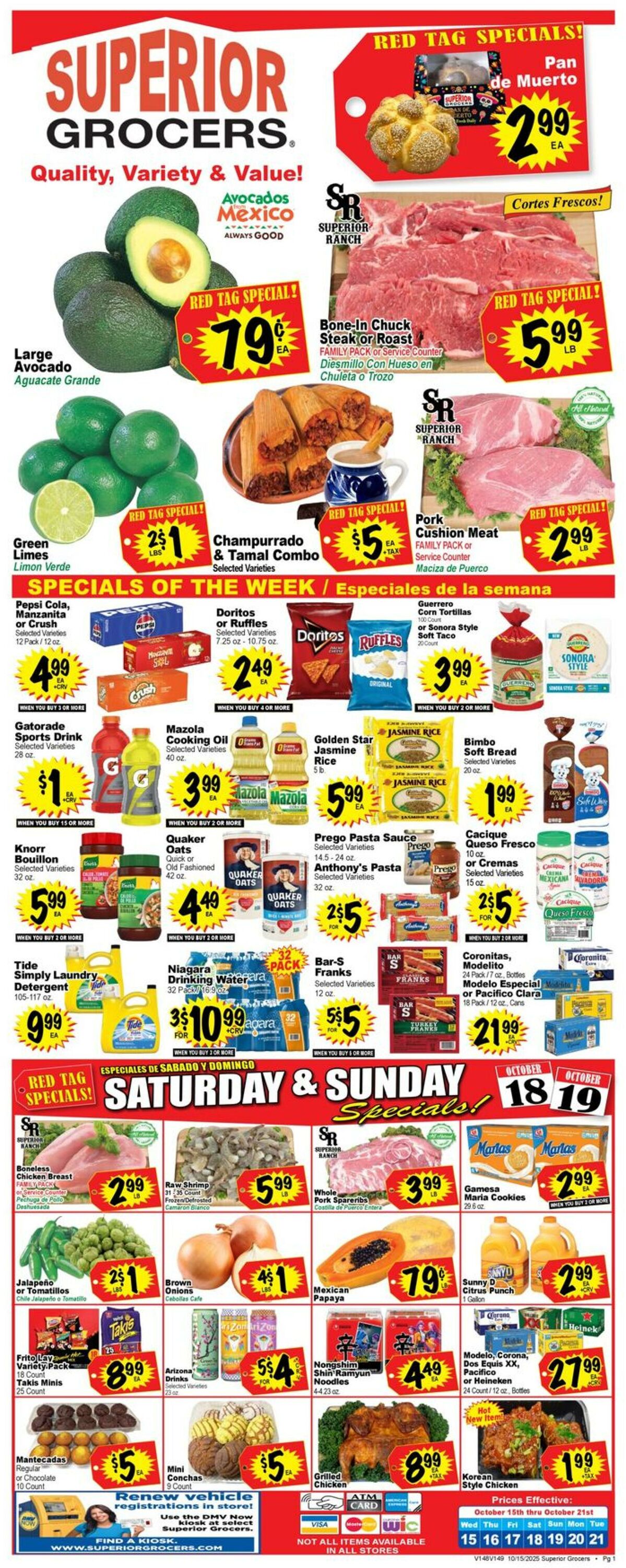 Weekly ad Northgate Market 10/15/2025 - 10/21/2025