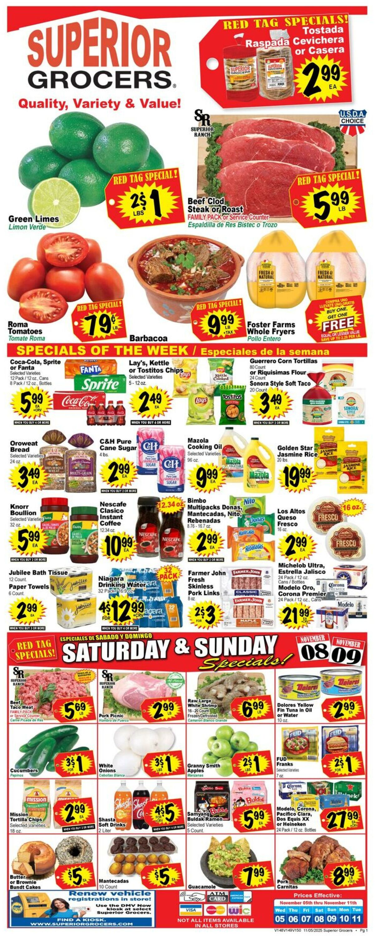 Weekly ad Northgate Market 11/05/2025 - 11/11/2025