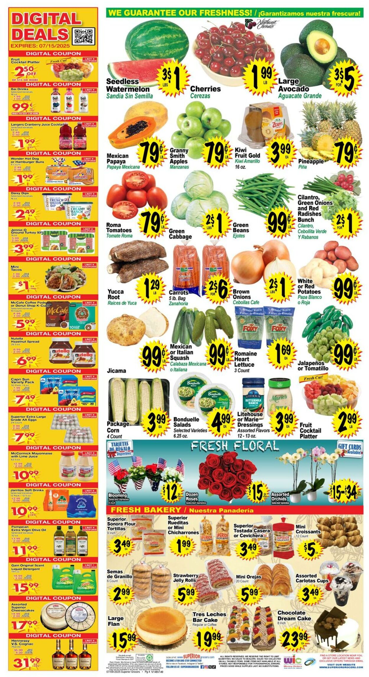 Weekly ad Northgate Market 07/09/2025 - 07/15/2025