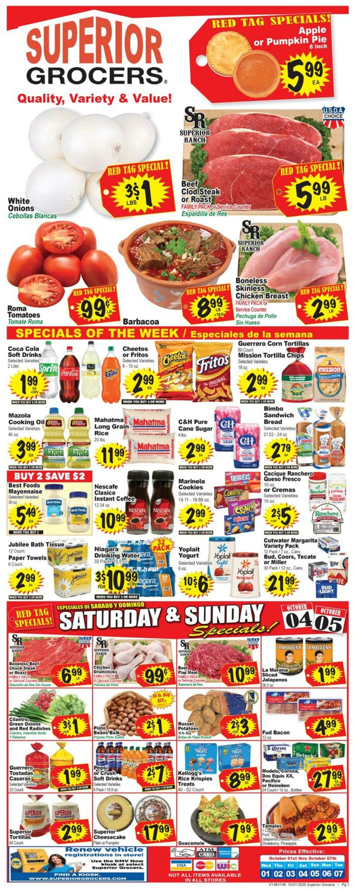 Weekly ad Northgate Market 10/01/2025 - 10/07/2025