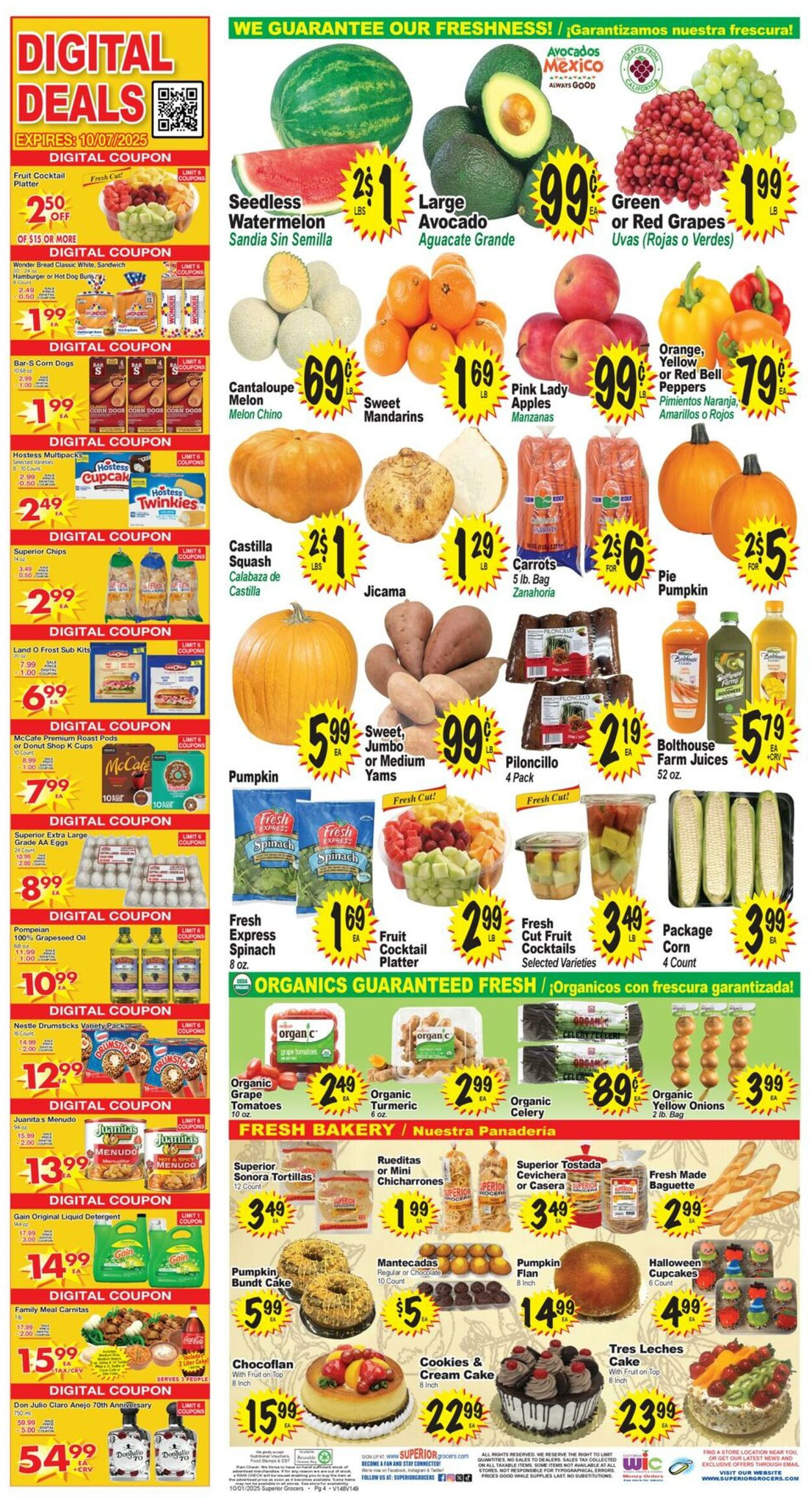 Weekly ad Northgate Market 10/01/2025 - 10/07/2025