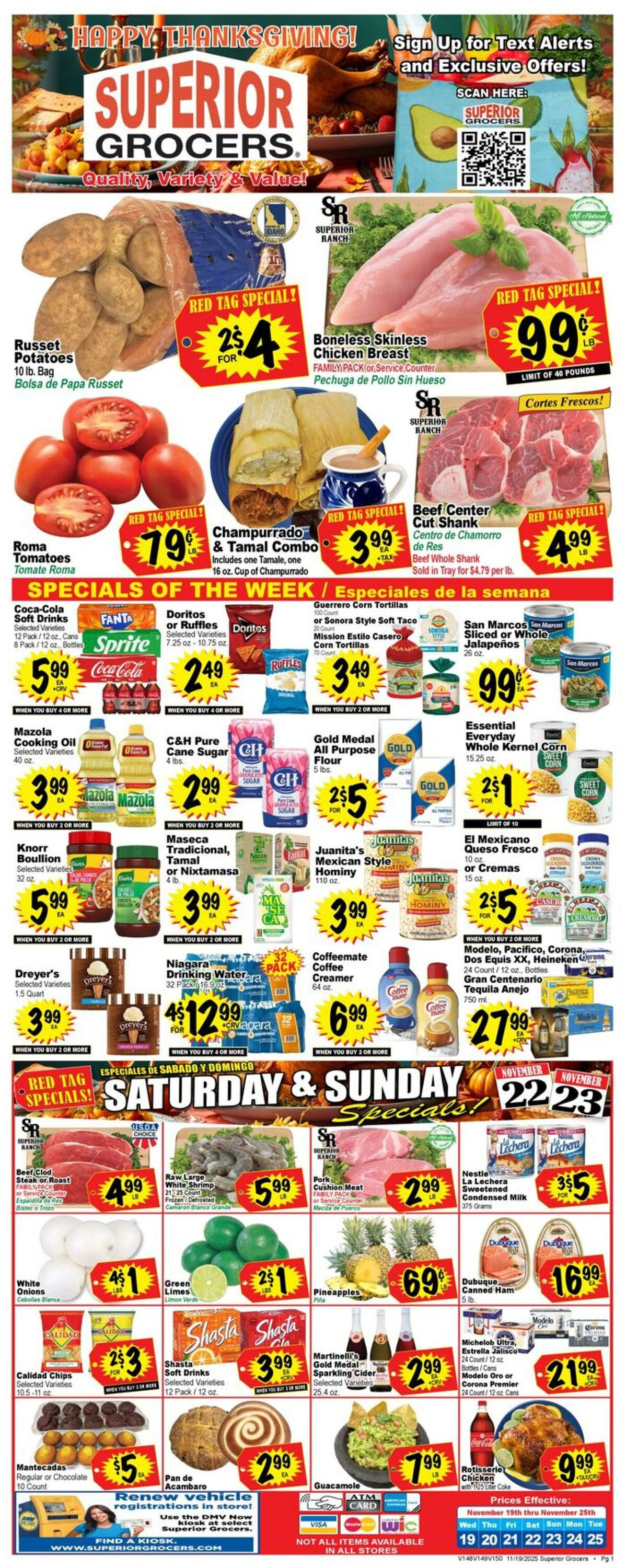 Weekly ad Northgate Market 11/19/2025 - 11/25/2025