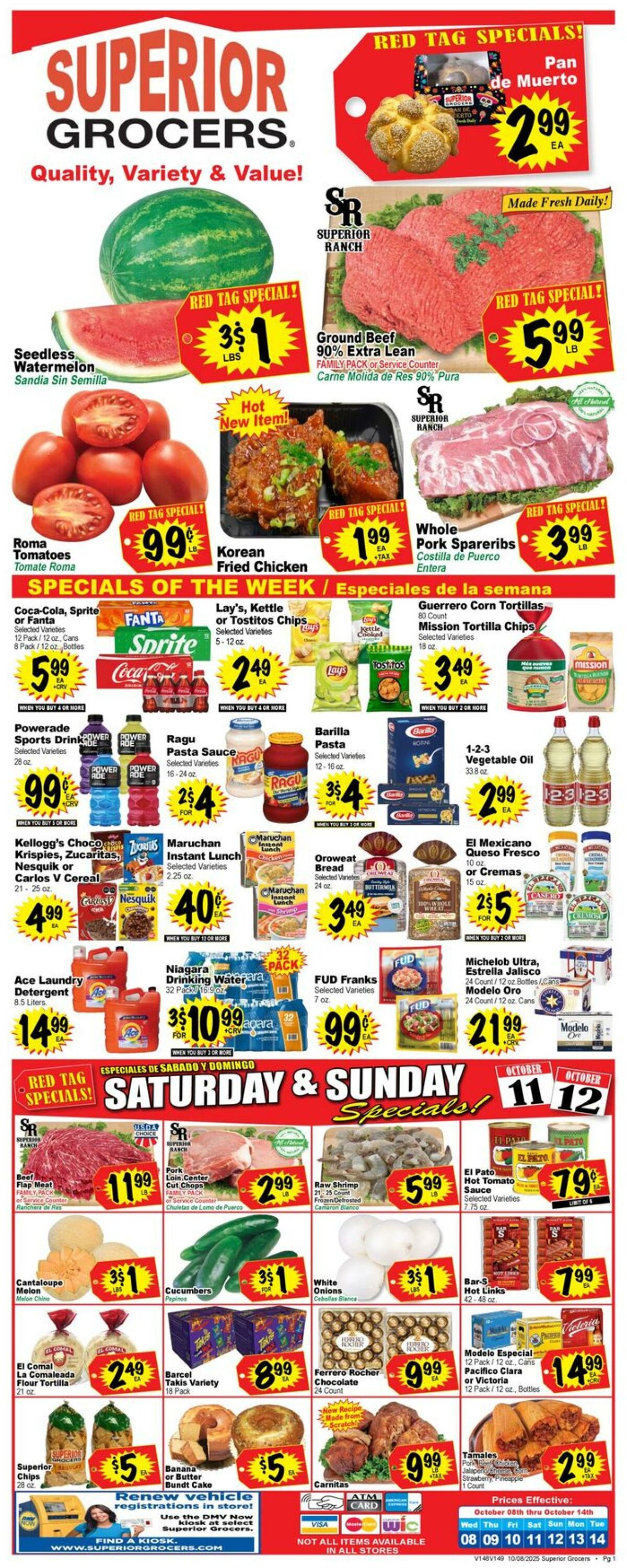 Weekly ad Northgate Market 10/08/2025 - 10/14/2025