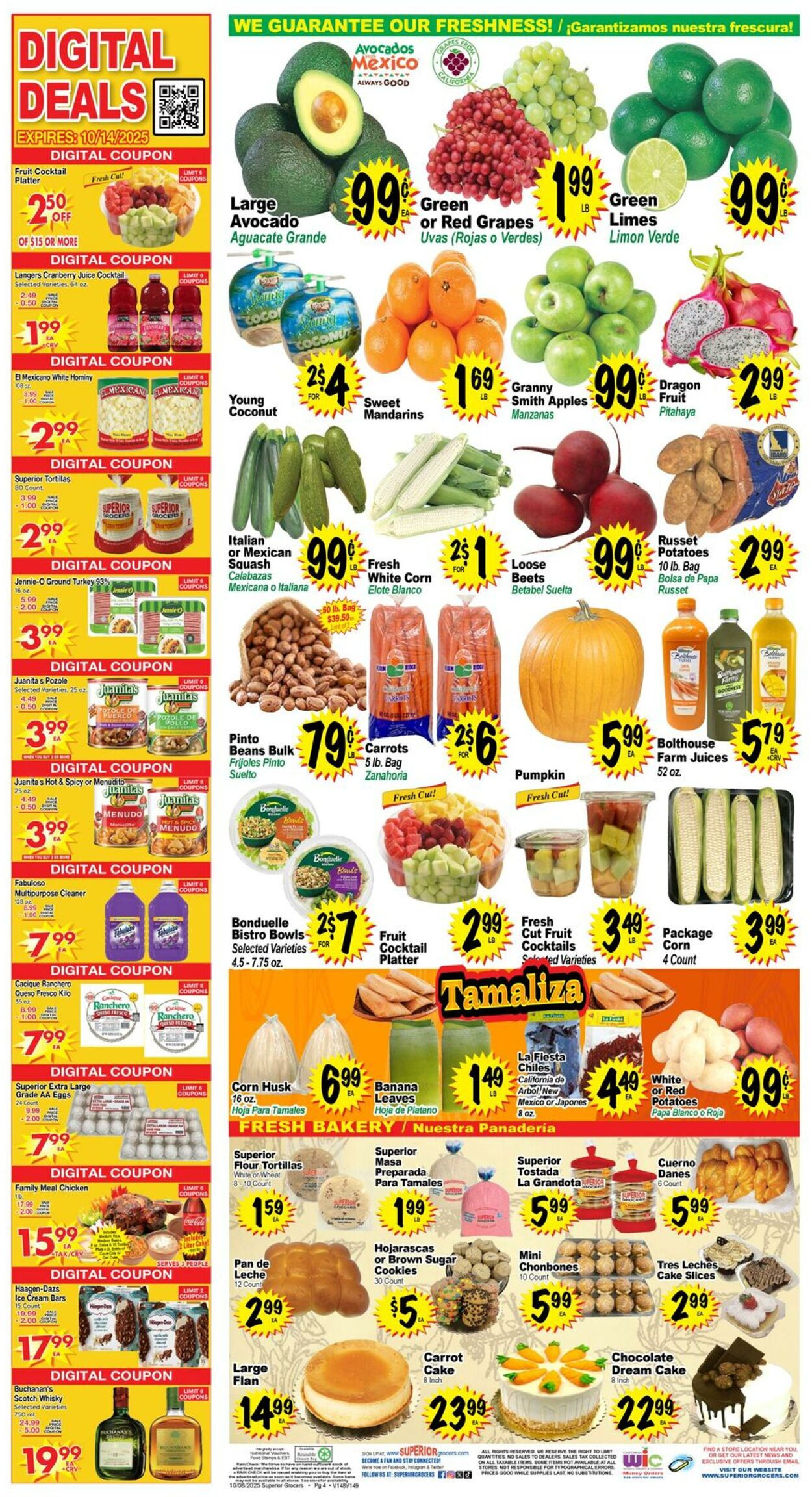 Weekly ad Northgate Market 10/08/2025 - 10/14/2025
