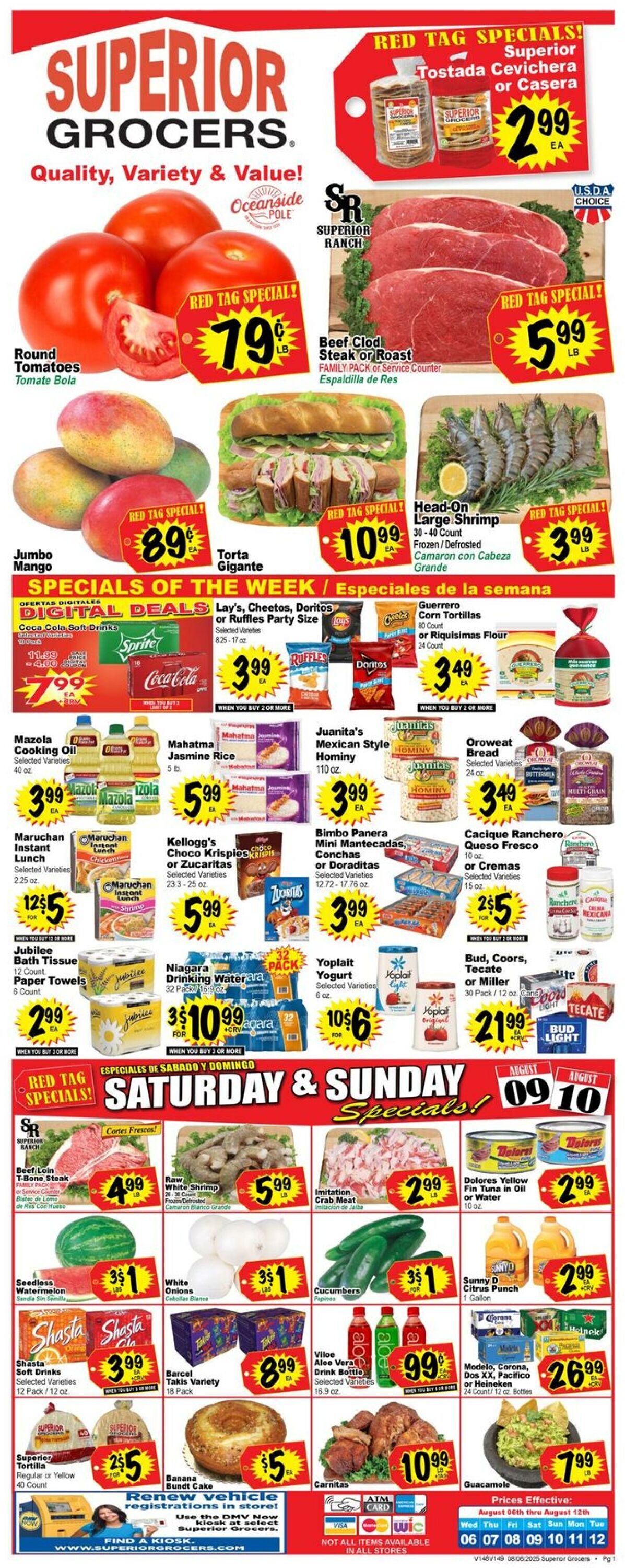 Weekly ad Northgate Market 08/06/2025 - 08/12/2025