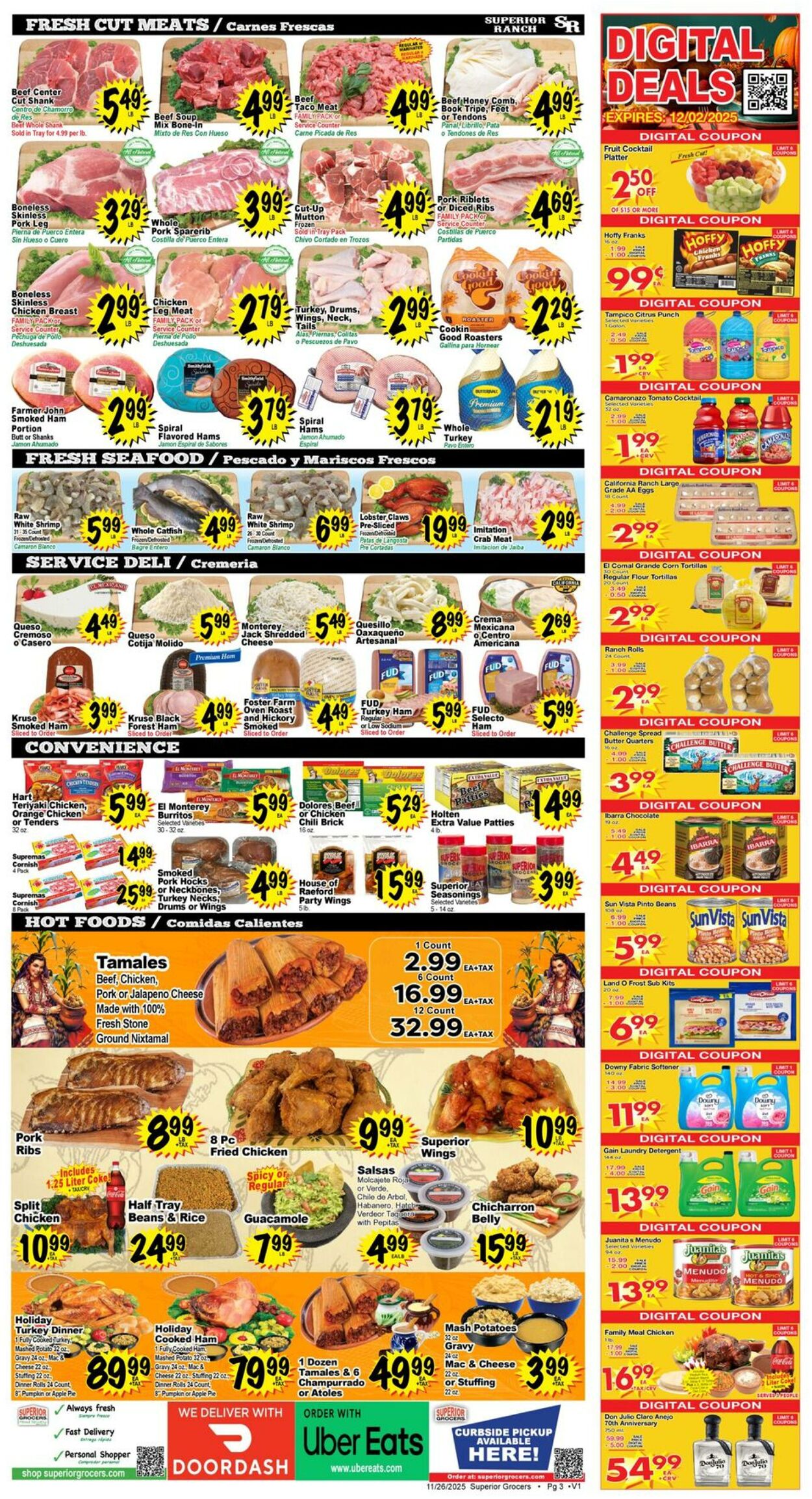 Weekly ad Northgate Market 11/26/2025 - 12/02/2025