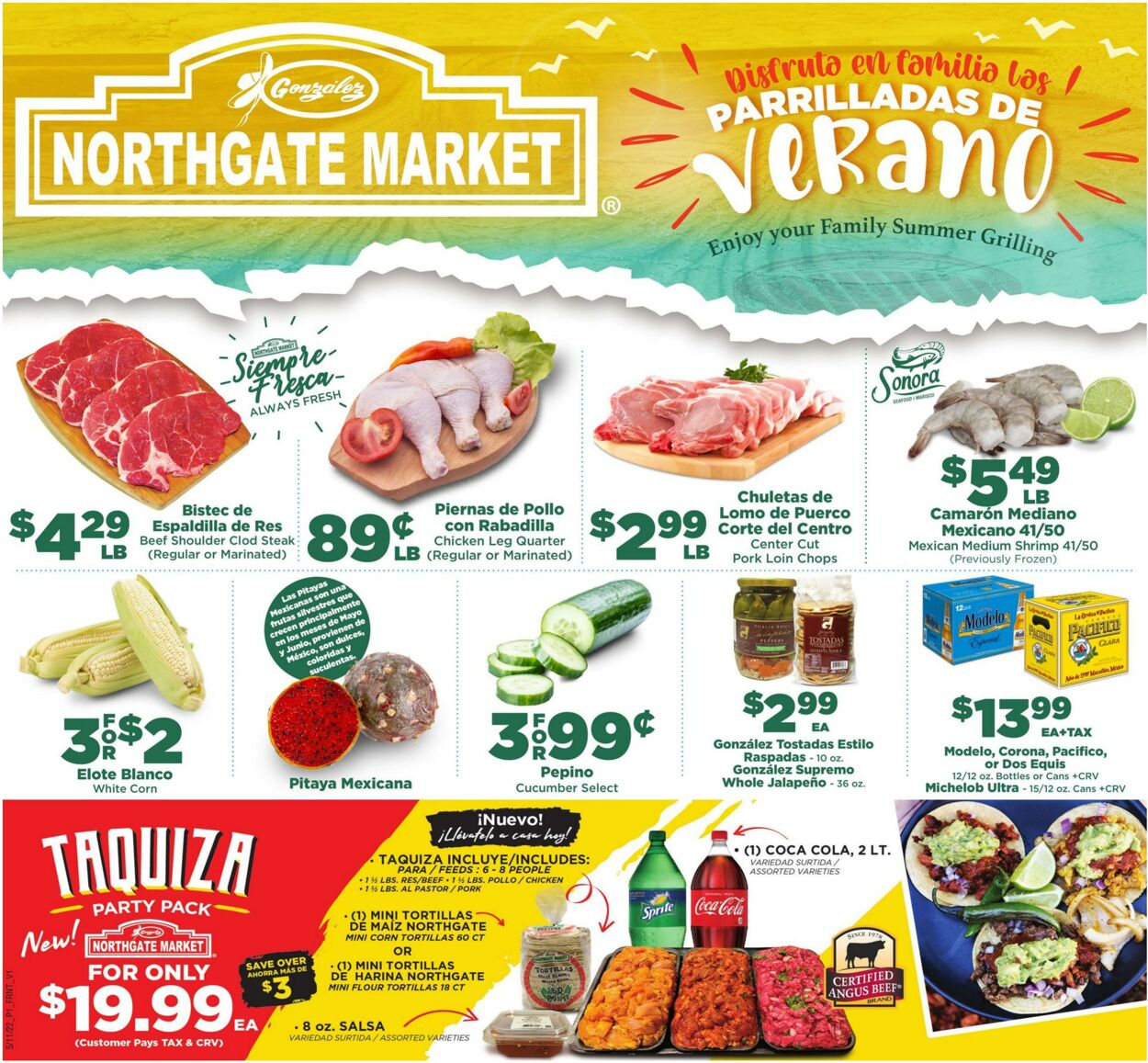 Weekly ad Northgate Market 05/11/2022 - 05/17/2022
