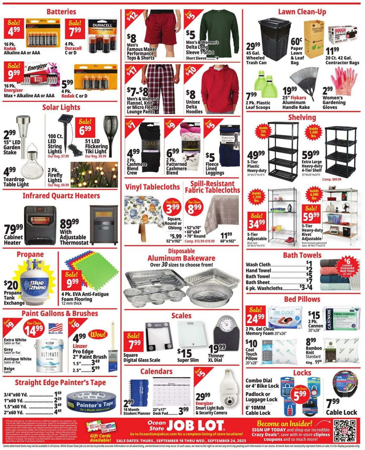 Weekly ad Ocean State Job Lot 09/18/2025 - 09/24/2025