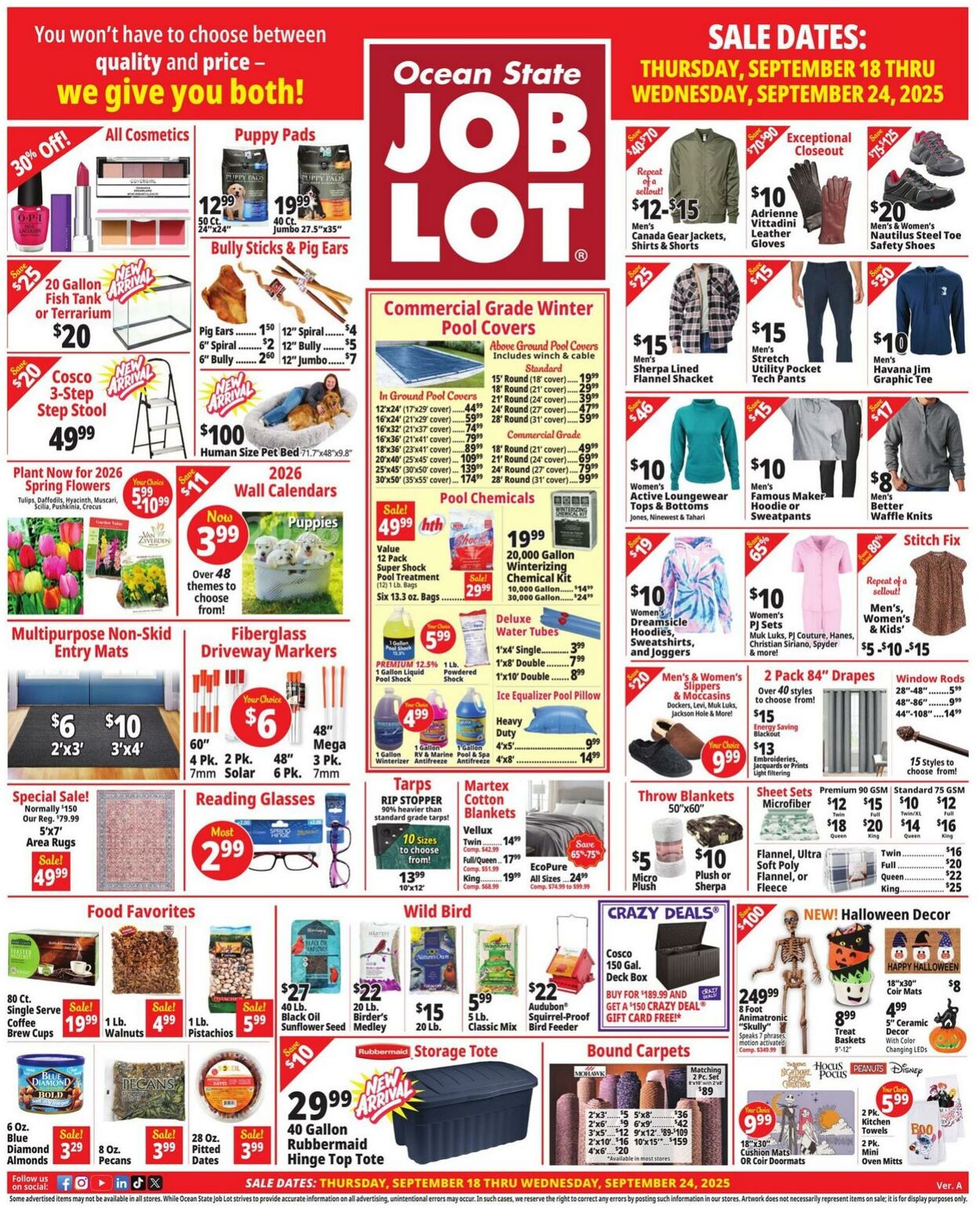 Weekly ad Ocean State Job Lot 09/18/2025 - 09/24/2025