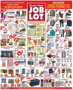 Weekly ad Ocean State Job Lot 09/18/2025 - 09/24/2025