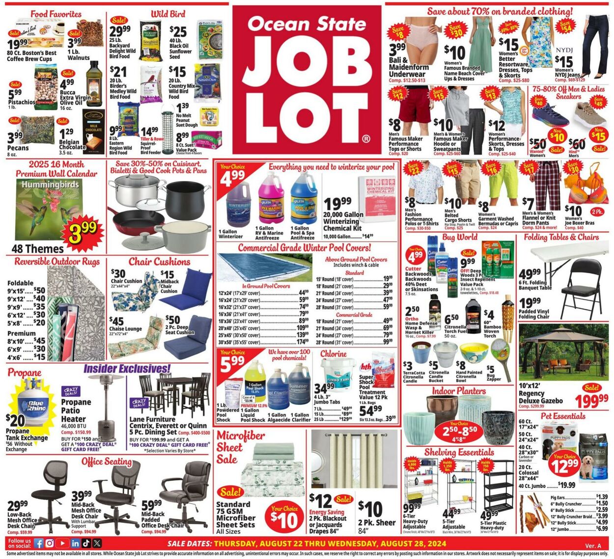 Weekly ad Ocean State Job Lot 08/22/2024 - 08/28/2024