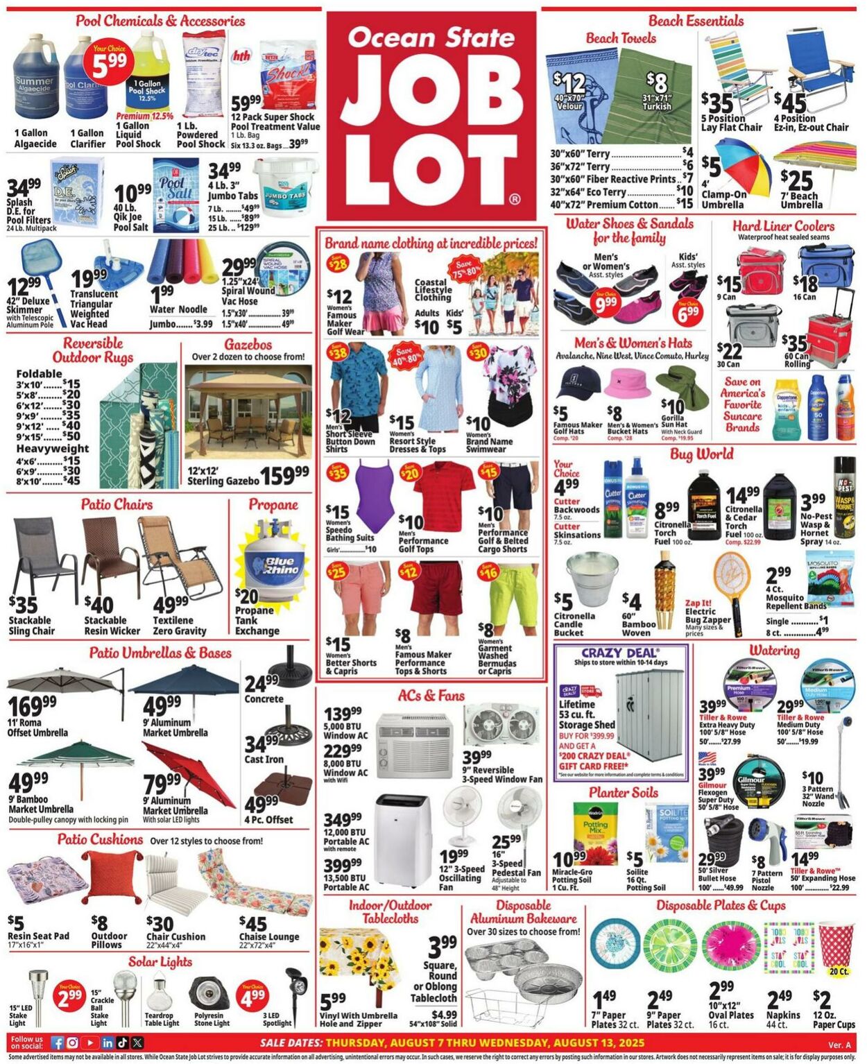 Weekly ad Ocean State Job Lot 08/07/2025 - 08/13/2025