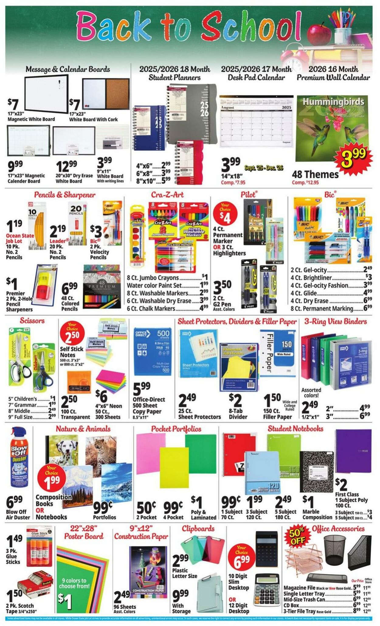 Weekly ad Ocean State Job Lot 08/07/2025 - 08/13/2025