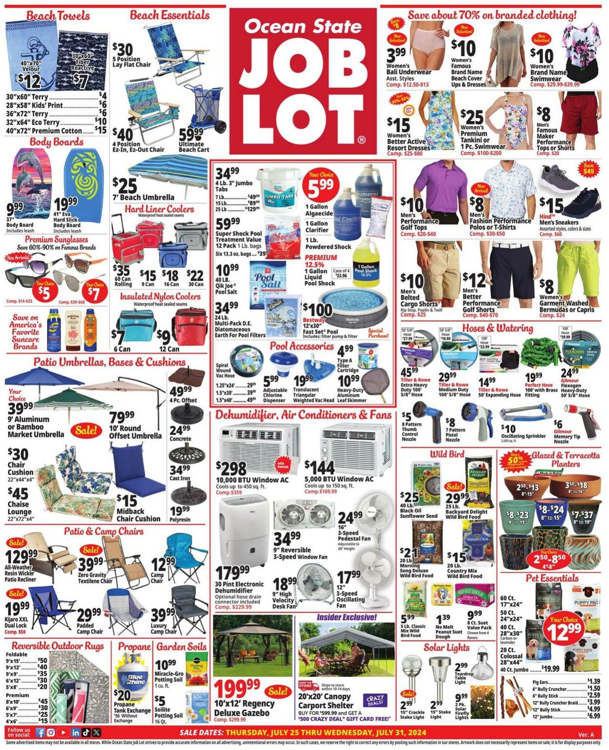 Weekly ad Ocean State Job Lot 07/25/2024 - 07/31/2024