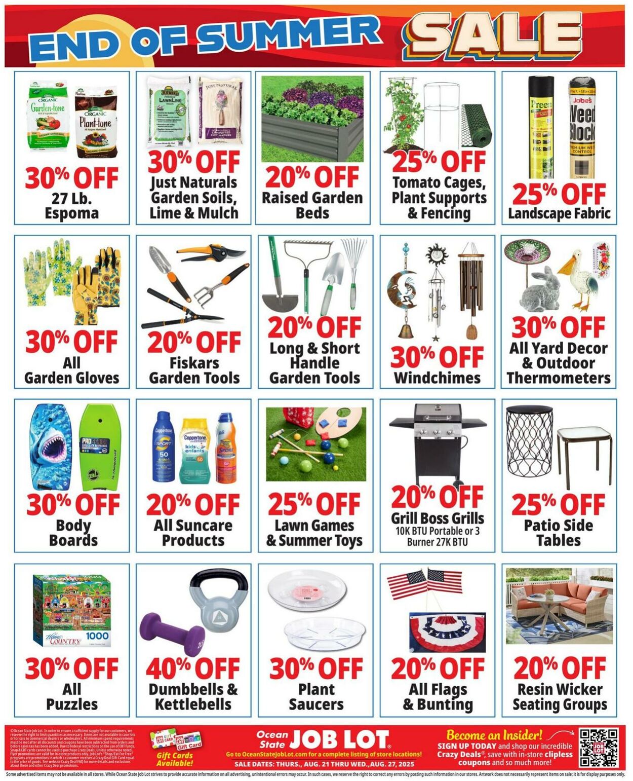 Weekly ad Ocean State Job Lot 08/21/2025 - 08/27/2025