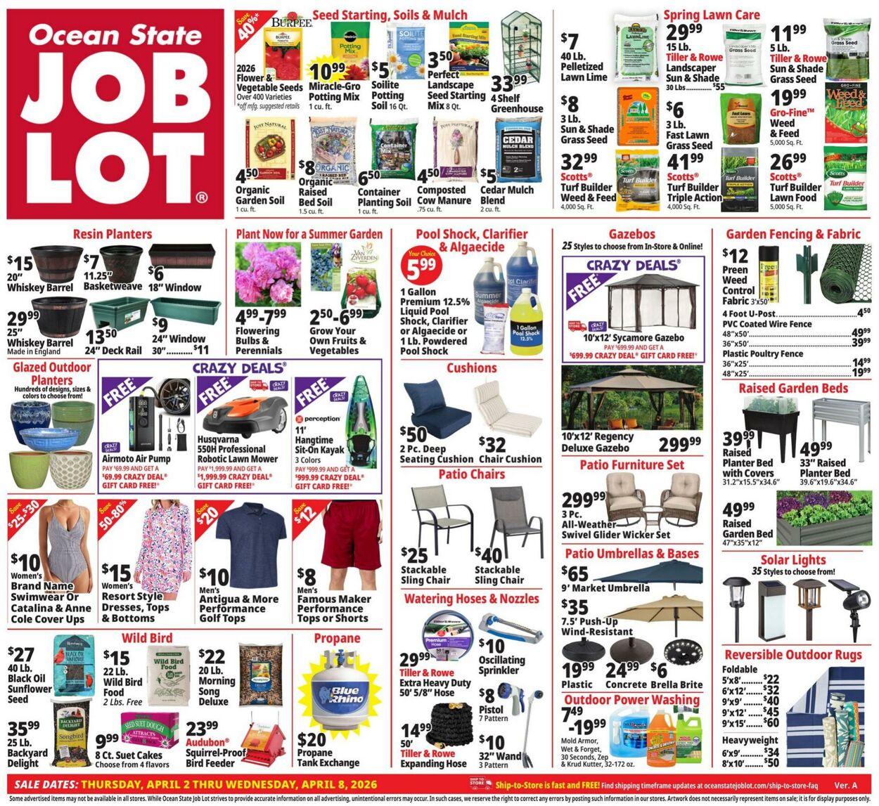 Weekly ad Ocean State Job Lot 04/02/2026 - 04/08/2026