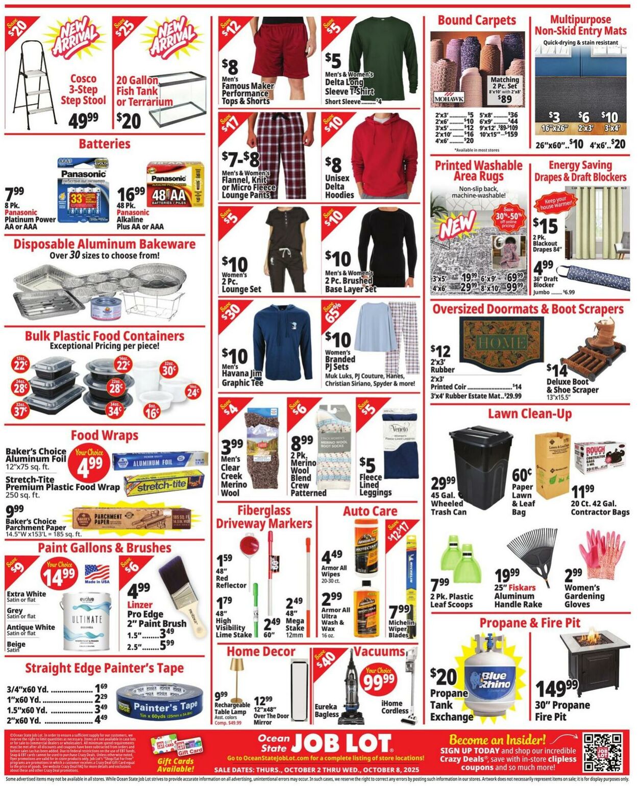 Weekly ad Ocean State Job Lot 10/02/2025 - 10/08/2025