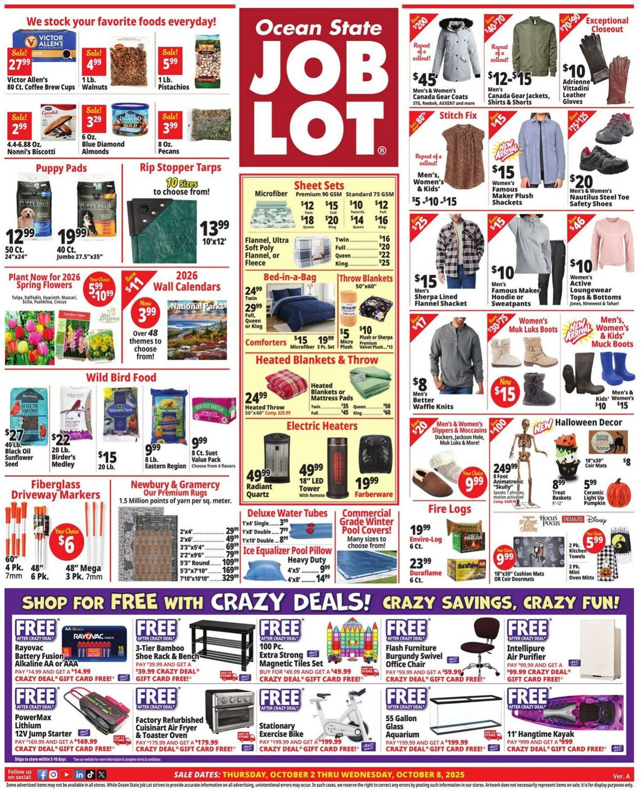 Weekly ad Ocean State Job Lot 10/02/2025 - 10/08/2025