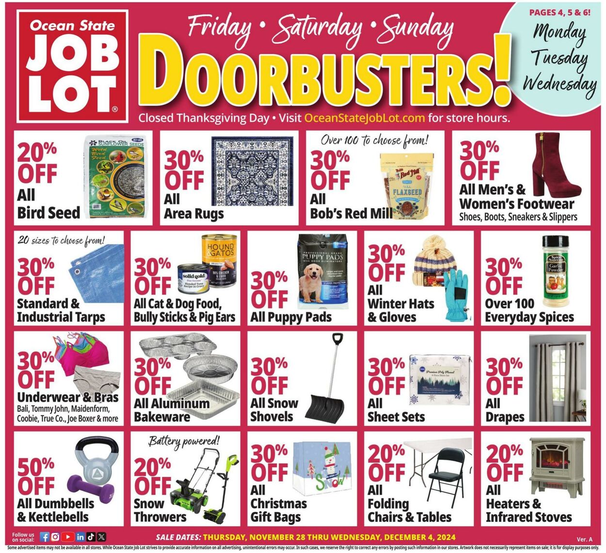 Weekly ad Ocean State Job Lot 11/28/2024 - 12/04/2024