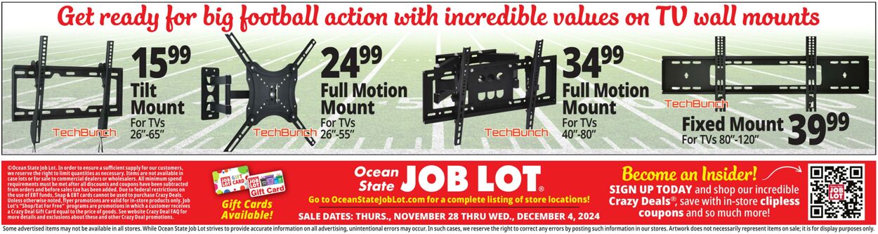 Weekly ad Ocean State Job Lot 11/28/2024 - 12/04/2024