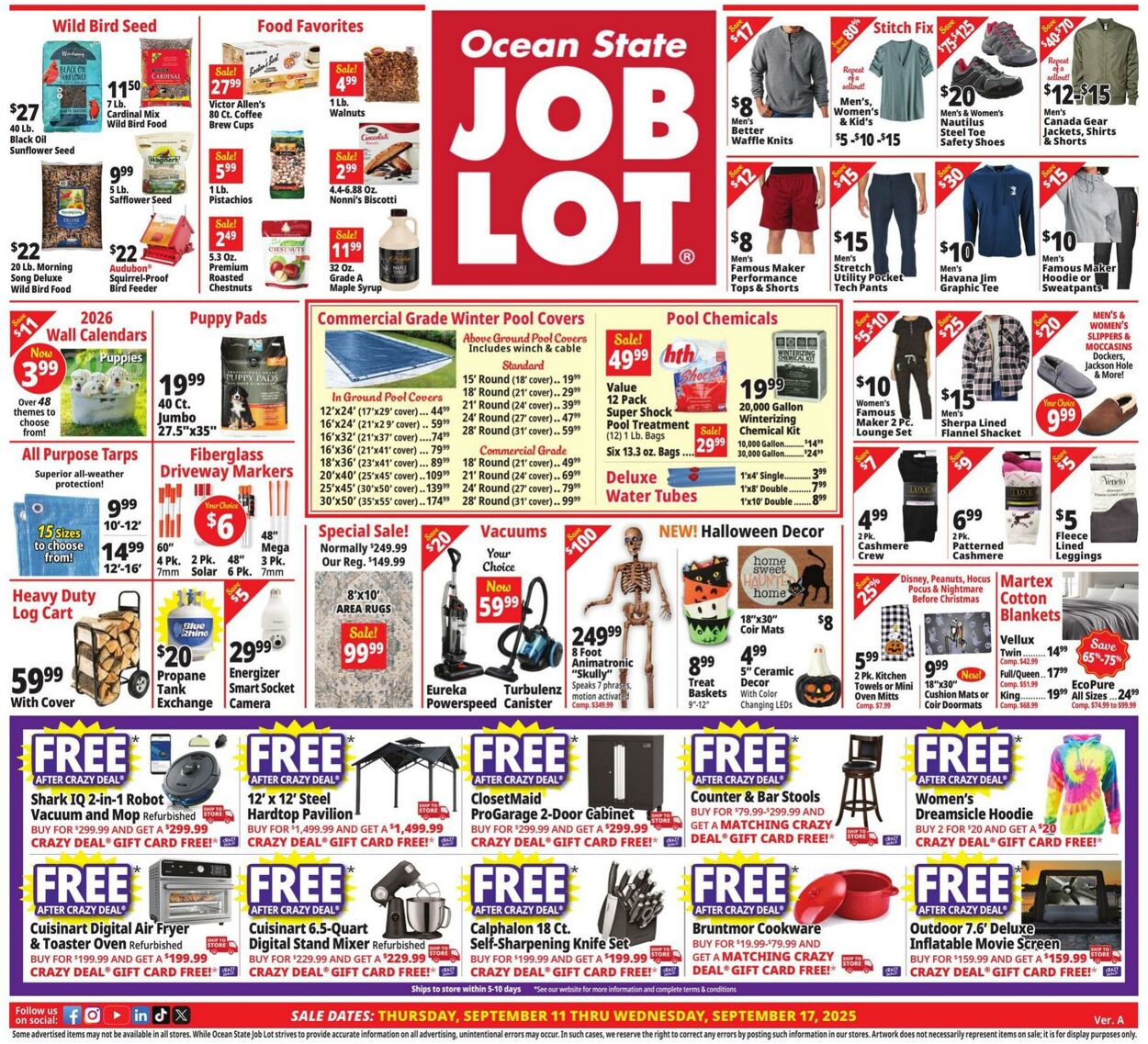 Weekly ad Ocean State Job Lot 09/11/2025 - 09/17/2025