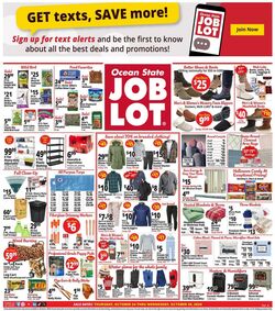 Weekly ad Ocean State Job Lot 10/17/2024 - 10/23/2024