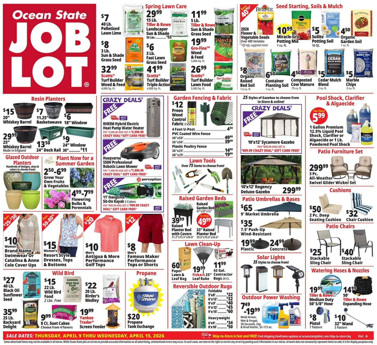 Weekly ad Ocean State Job Lot 04/09/2026 - 04/15/2026