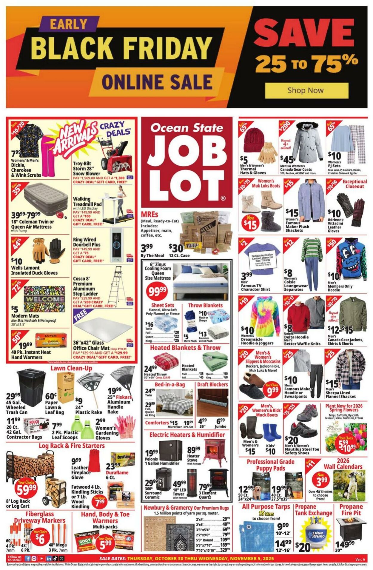 Weekly ad Ocean State Job Lot 10/30/2025 - 11/05/2025