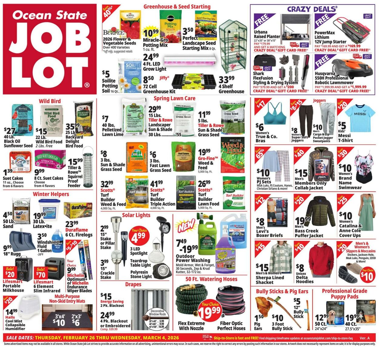 Weekly ad Ocean State Job Lot 02/26/2026 - 03/04/2026