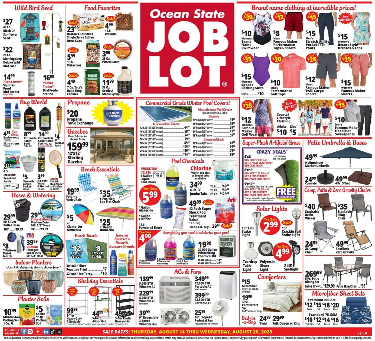 Weekly ad Ocean State Job Lot 08/14/2025 - 08/20/2025