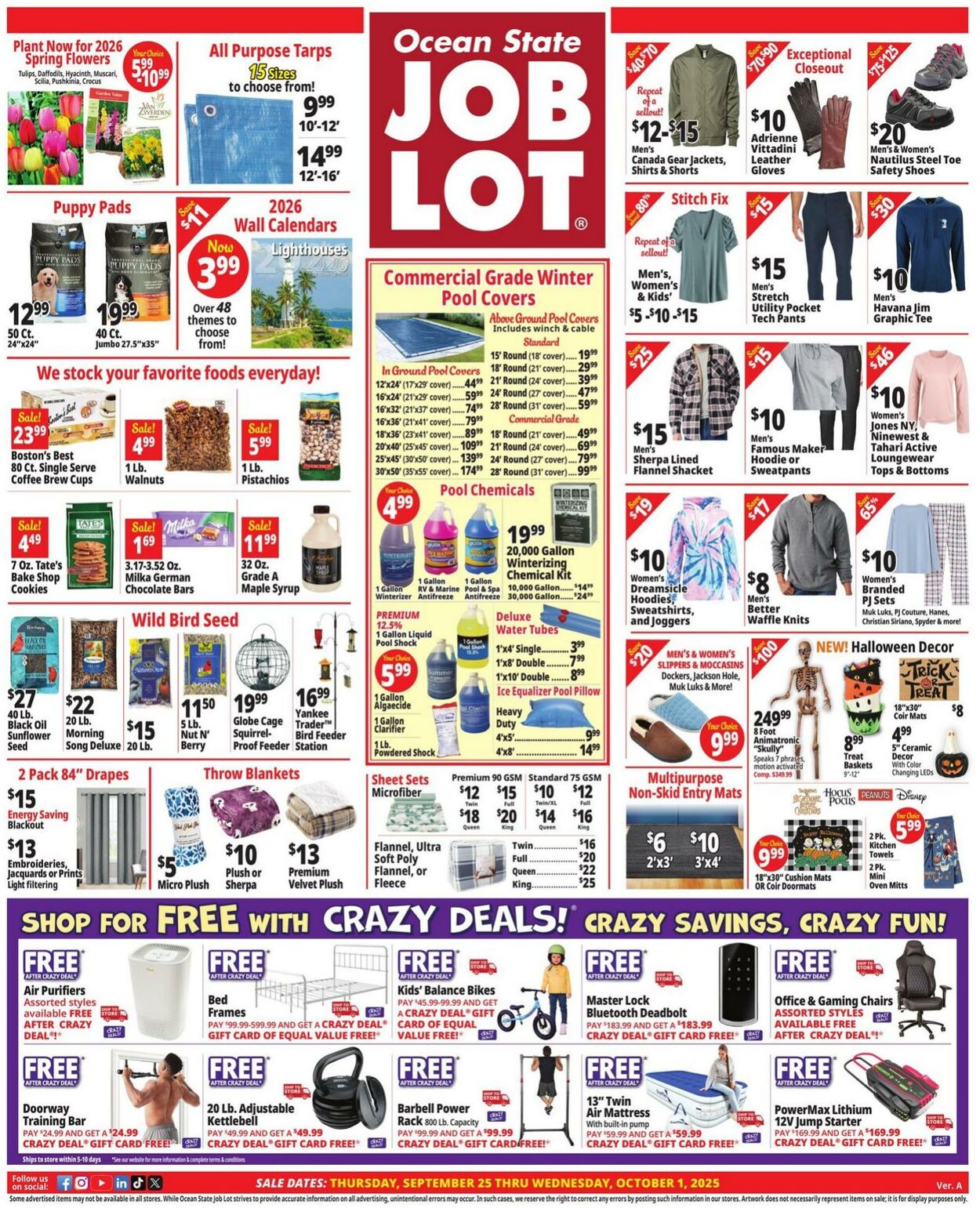 Weekly ad Ocean State Job Lot 09/25/2025 - 10/01/2025