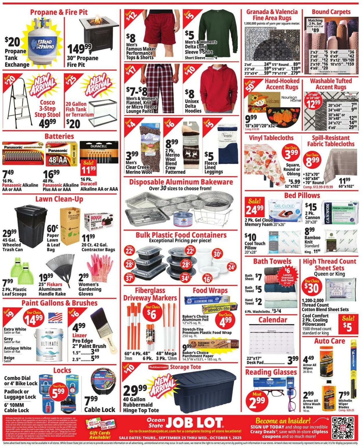 Weekly ad Ocean State Job Lot 09/25/2025 - 10/01/2025