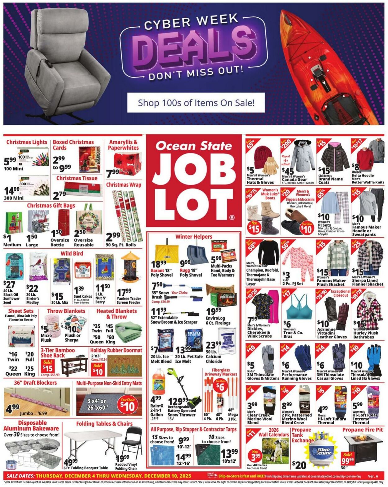 Weekly ad Ocean State Job Lot 12/04/2025 - 12/10/2025