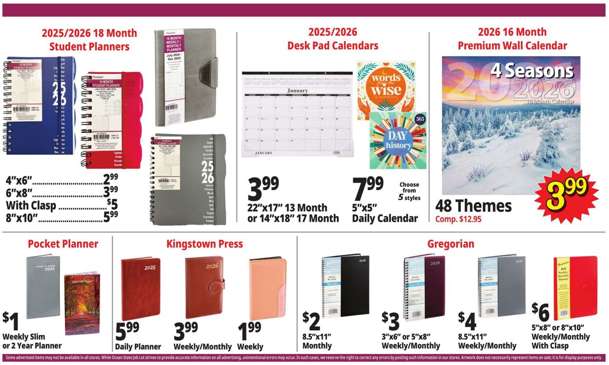 Weekly ad Ocean State Job Lot 11/13/2025 - 11/19/2025